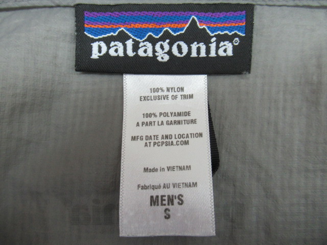 patagonia（パタゴニア）  メンズ・フーディニ・ジャケット GRY