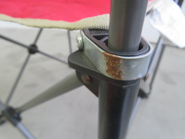 Coleman（コールマン）  カップホルダー付 スリムチェア レッド セット