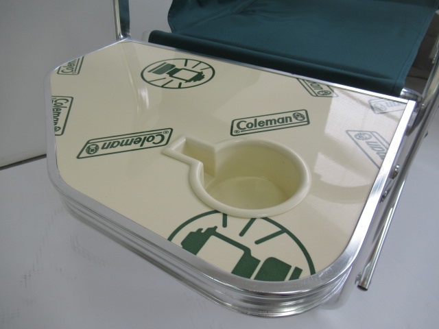 Coleman（コールマン）  サイドテーブル付き 折り畳みチェア