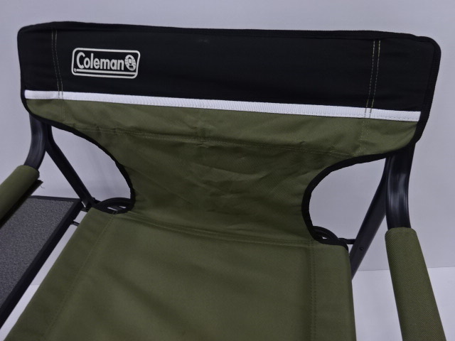 Coleman（コールマン）  サイドテーブル付デッキチェア オリーブ 2000033809