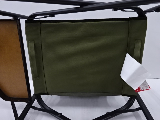 Coleman（コールマン）  サイドテーブル付デッキチェア オリーブ 2000033809