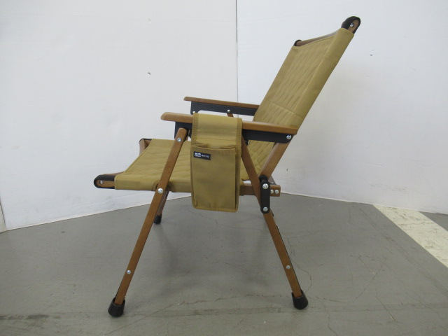 その他ブランド フォールディング ウッドチェア タン