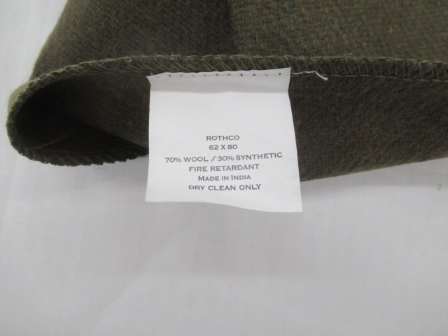 その他ブランド  ROTHCO ウールブランケット