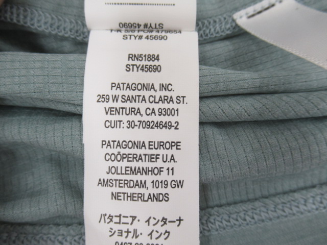 patagonia（パタゴニア）  ロングスリーブ・キャプリーン・クール・ライトウェイト・シャツ