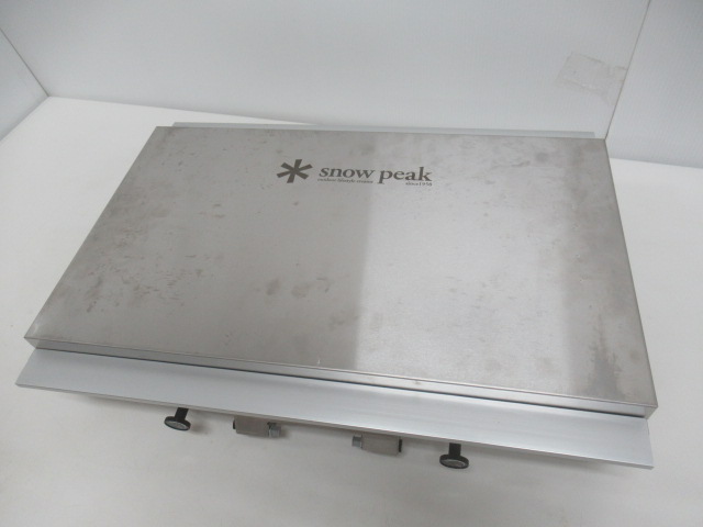 Snow Peak（スノーピーク）  ギガパワーツーバーナ 液出し ケース・鉄板セット