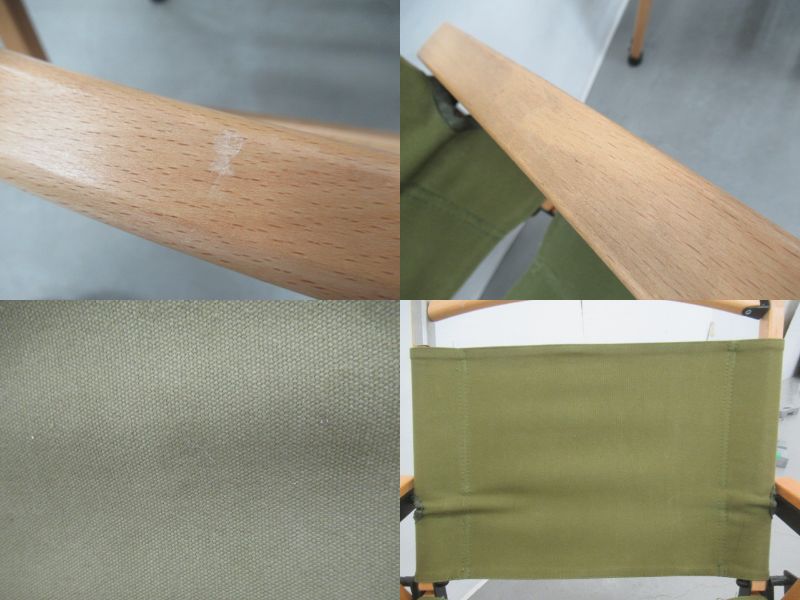 FIELDOOR（フィールドア）  クラシックチェア カーキ 2脚セット