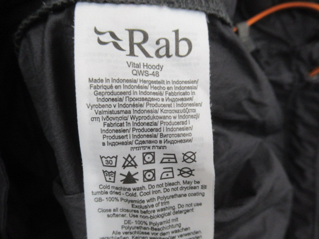 その他ブランド  Rab バイタルフーディ