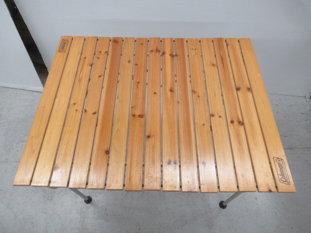 Coleman（コールマン）  ナチュラルウッド ロールテーブル90