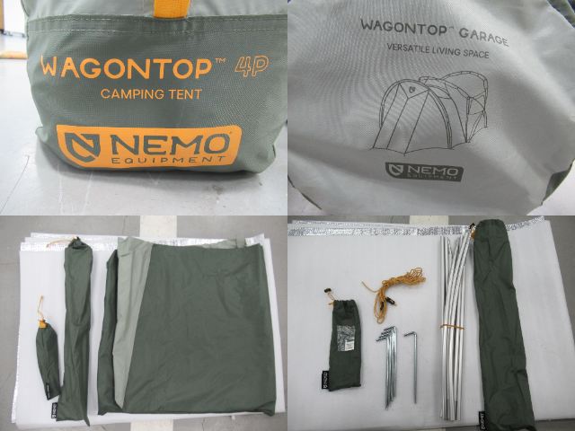 NEMO(ニーモ) ワゴントップ 4P ガレージセット マーシュ