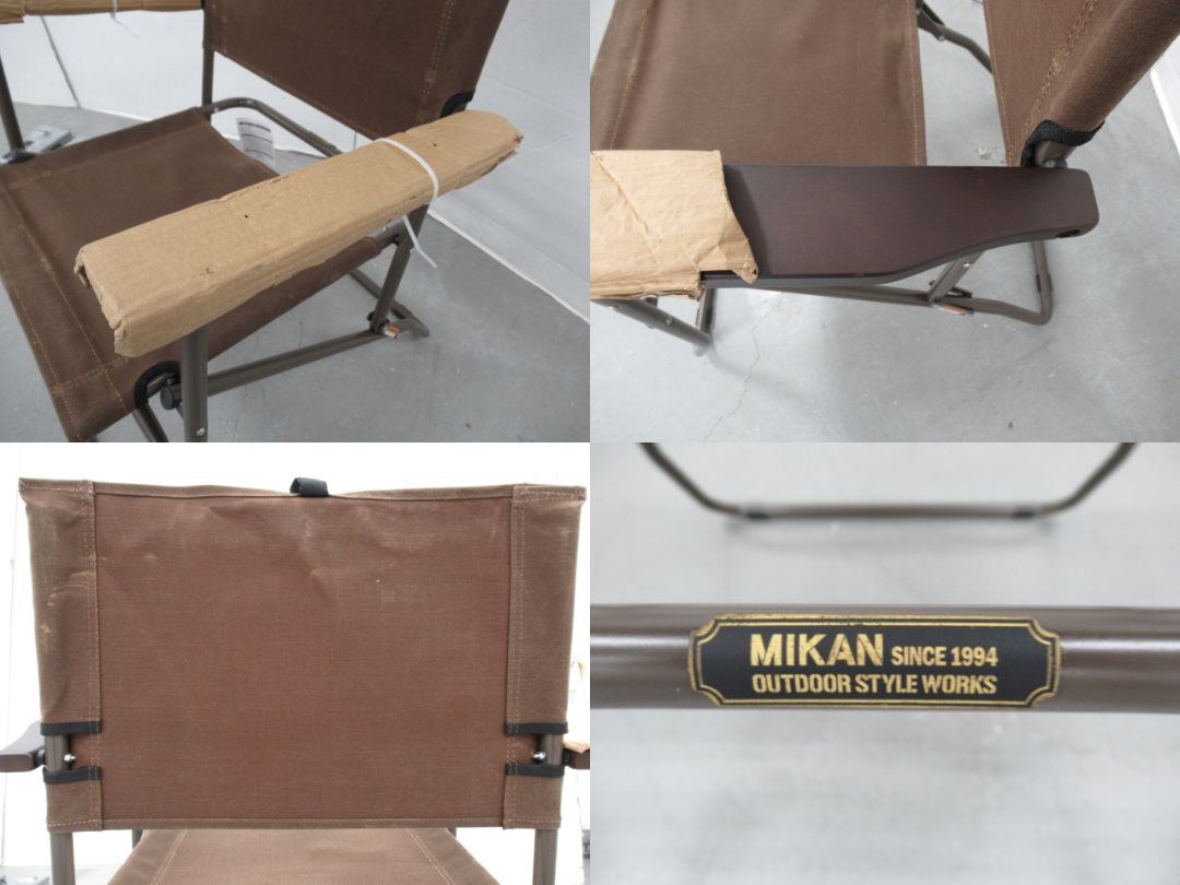 その他ブランド  Mikan ワックスド キャンバス ローバー チェアー ハイ
