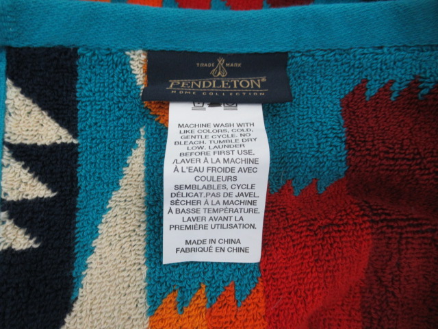 その他ブランド ペンドルトン オーバーサイズジャガードタオル(1)