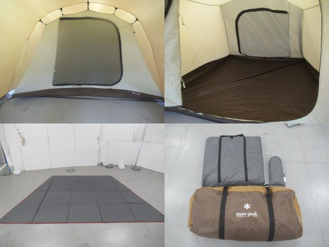  peak エントリー2ルームエンフィールド　マット付きおまけ付き snow peak]エントリー2ルームエルフィールド（グランドシート