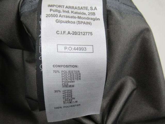TERNUA(テルヌア)  ゴアテックス ハードシェルジャケット