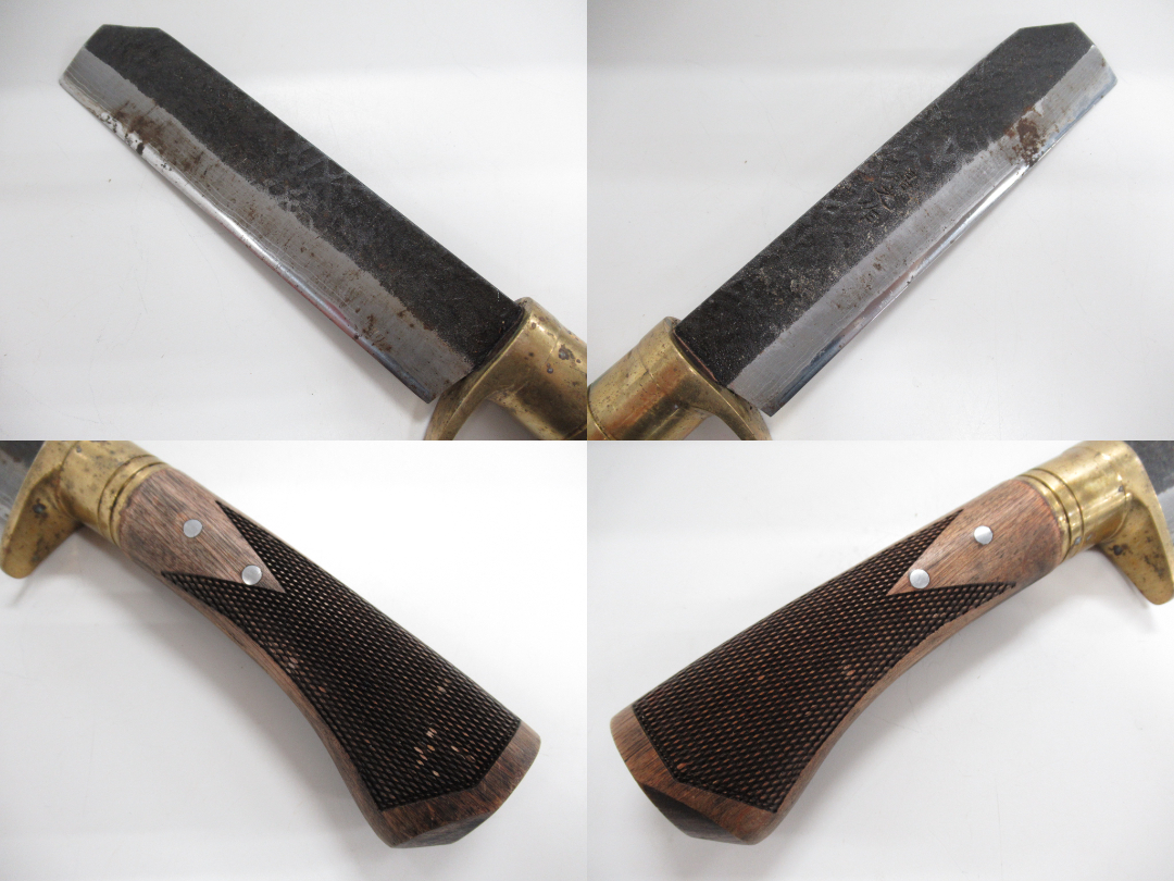 その他ブランド  トヨクニ×BE-PAL 角型ダマスカス焚火鉈