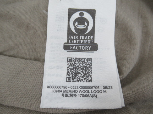 ARC'TERYX（アークテリクス）  イオニア メリノウール ロゴ