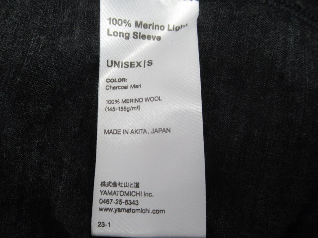 山と道 100% Merino Light Long Sleeve