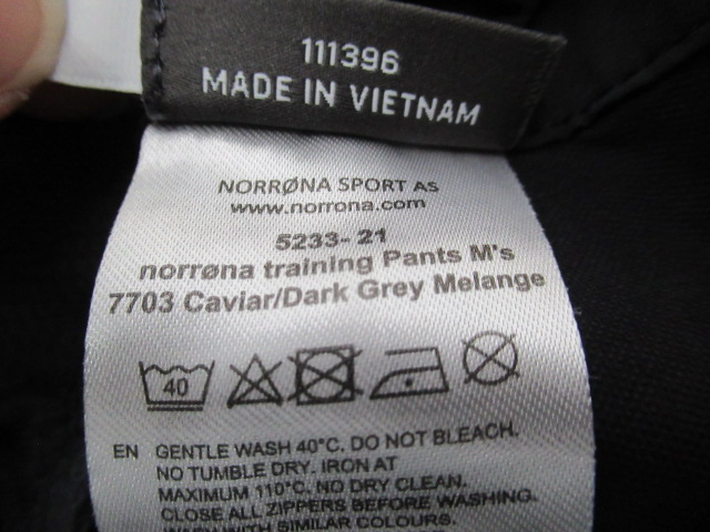 NORRONA(ノローナ) トレーニングパンツ