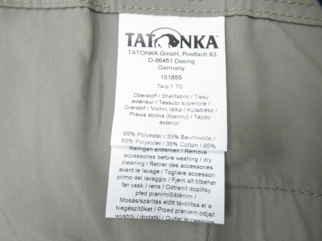 TATONKA（タトンカ）  タープ1TC