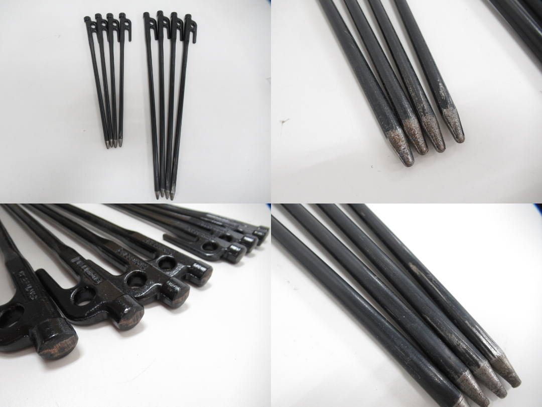 Snow Peak（スノーピーク）  ソリッドステーク40×4・30×4・ハンマーセット