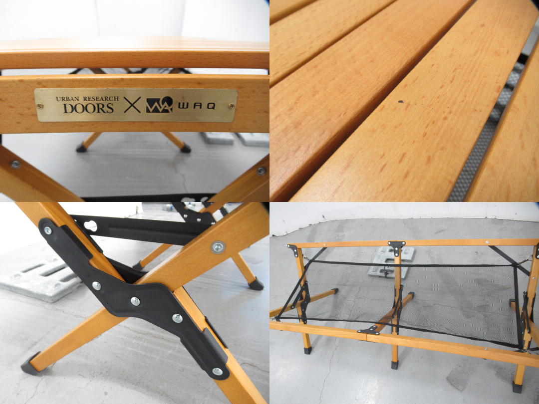 WAQ(ワック) アーバンリサーチ フォールディングウッドテーブル
