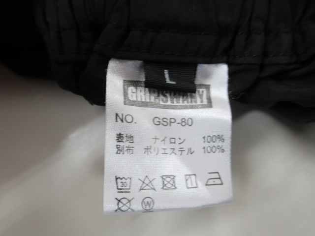 GRIP SWANY（グリップスワニー）  GEAR PANTS 2.0 ブラック