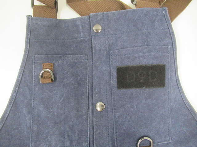 DOD（ディーオーディー）  ベベベノヴェスト ネイビー エプロン ベスト