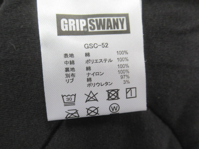 GRIP SWANY（グリップスワニー）  ギアポケットキルトクルー GSC-52