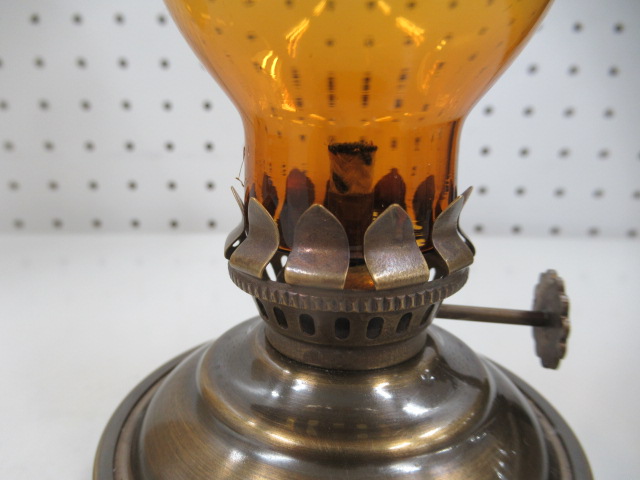 その他ブランド  バーモントランタン オイルランプ ミニ アンバーグラス6.5