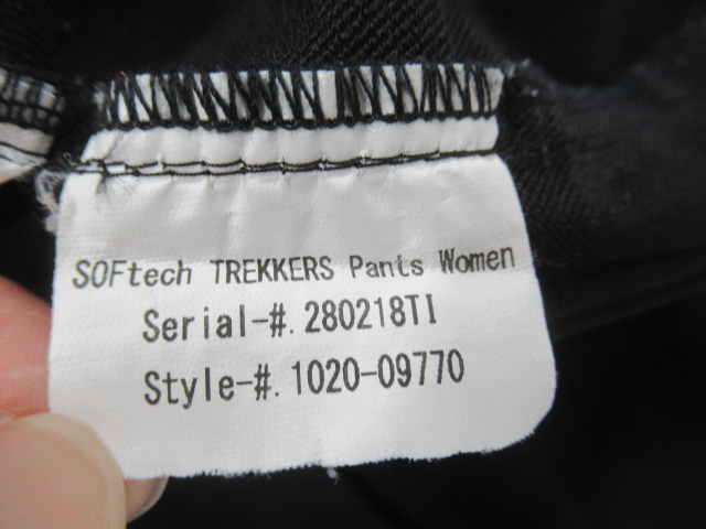 MAMMUT（マムート）  ソフテック トレッカーズ パンツ レディース ブラック