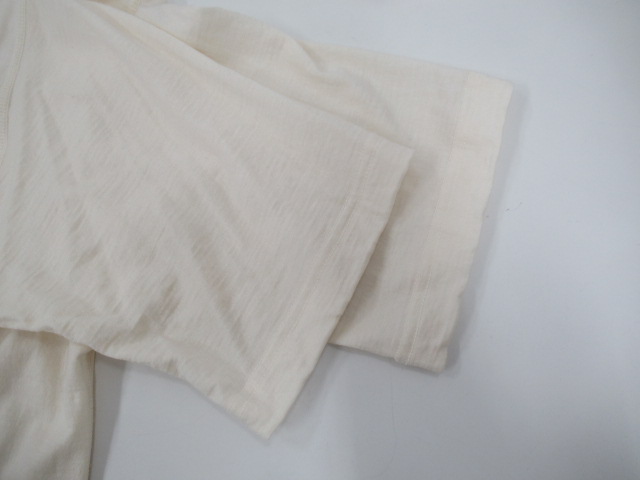 and wander(アンドワンダー) メリノウール ショートスリーブティー