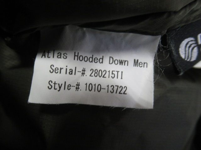 MAMMUT(マムート) アトラス フーデッド ダウンジャケット