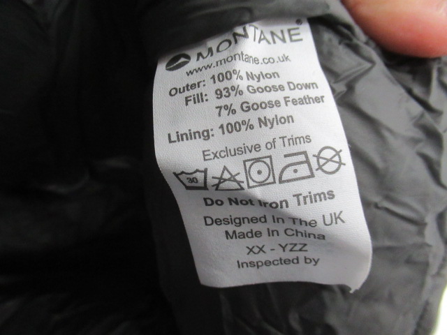 Montane（モンテイン）  ブラックアイスジャケット