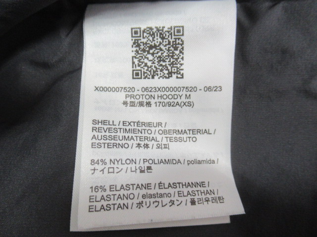 ARC'TERYX（アークテリクス）  Proton Hoody