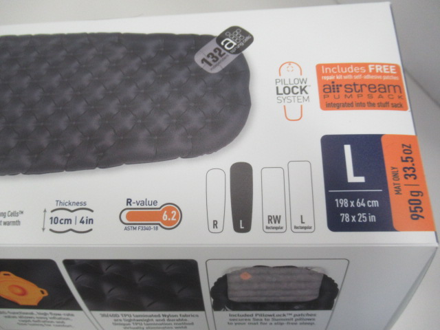 SEA TO SUMMIT（シートゥーサミット）  イーサーライトXT エクストリーム ラージ