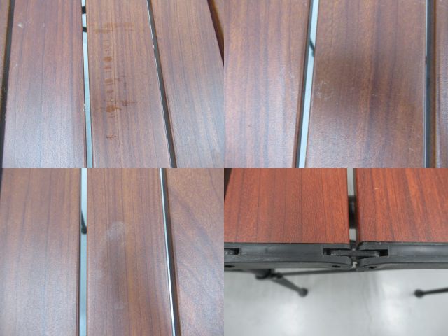 BUNDOK（バンドック）  アルミロールテーブル 木目 115