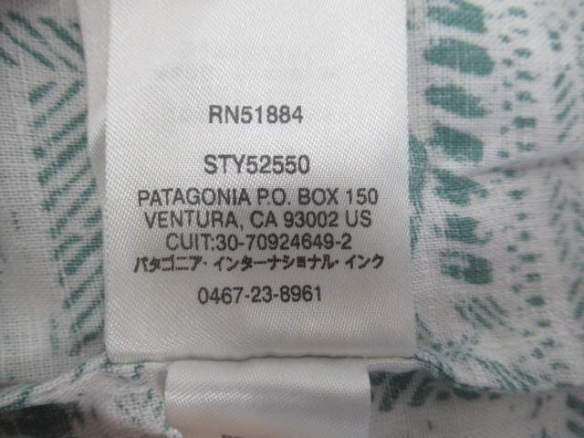 patagonia（パタゴニア）  パタロハ リミテッドエディション