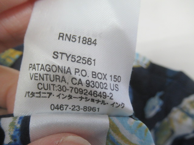 patagonia(パタゴニア) マリヒニ パタロハシャツ