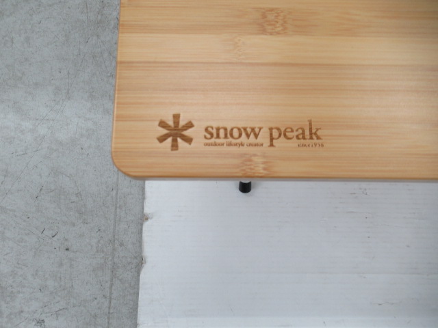 Snow Peak（スノーピーク）  ワンアクションローテーブル竹