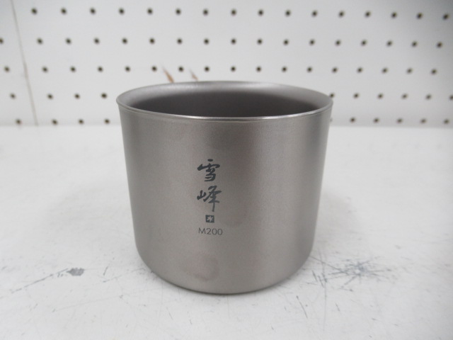 Snow Peak（スノーピーク）  スタッキングマグ雪峰 M200 H450 セット チタン