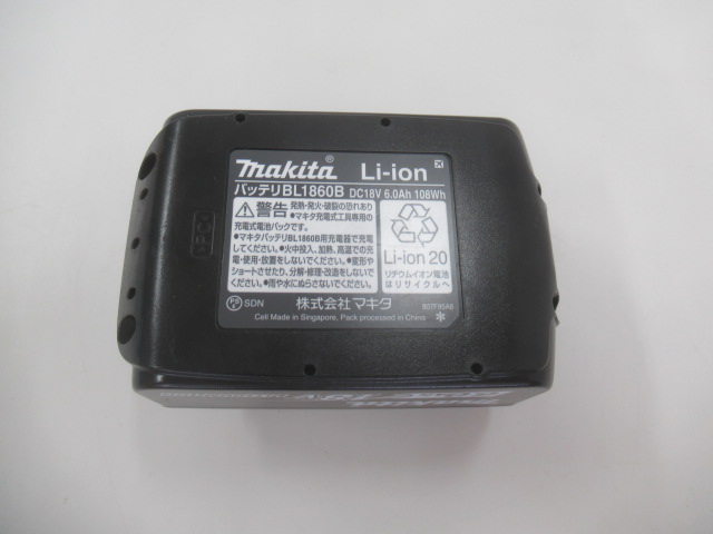 その他ブランド  マキタ 18V リチウムイオンバッテリー BL1860B