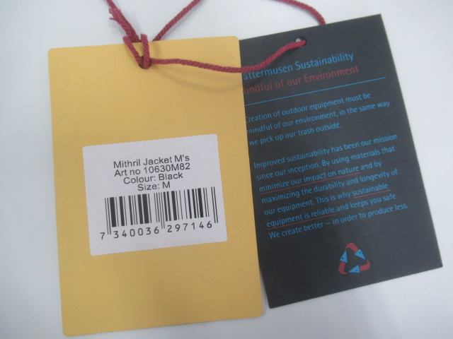 KLATTERMUSEN（クレッタルムーセン）  ミスリル ジャケット メンズ