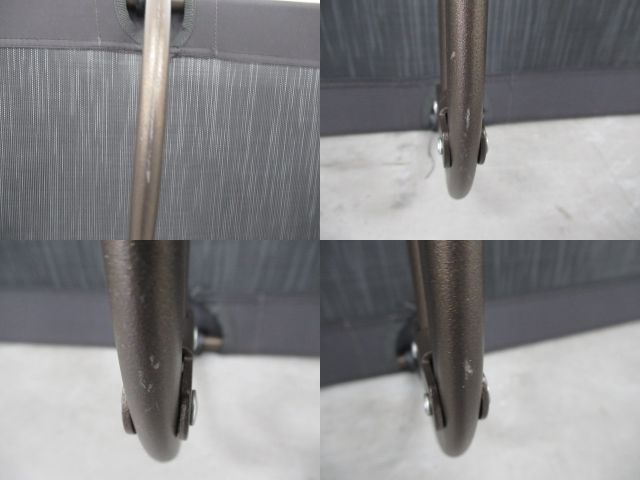 Qualz(クオルツ) クオルツ レバーロックベッド メッシュ グレー コット(1)