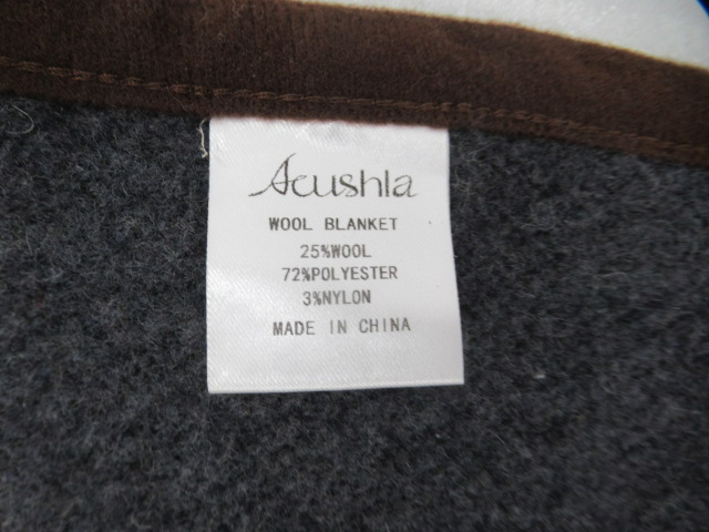 その他ブランド  ACUSHLA メリノウールブランケット