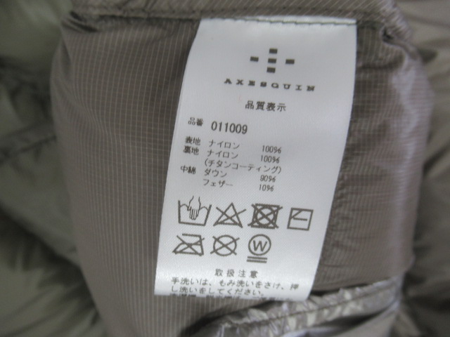 AXESQUIN(アクシーズクイン) NMC Down Jacket