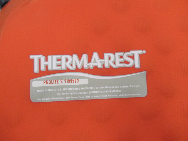 THERMAREST（サーマレスト）  プロライト S