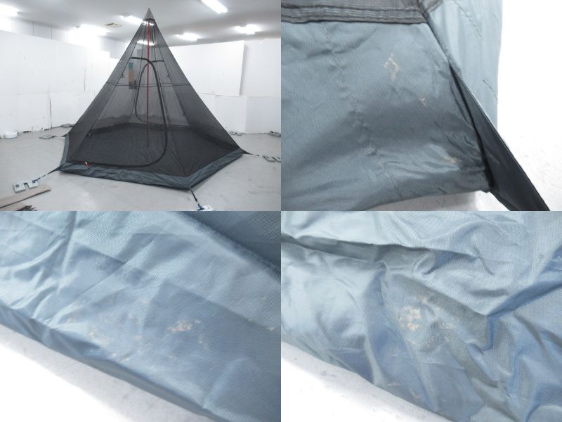 QUICKCAMP(クイックキャンプ) TC ワンポールテント グレー QC-TCT440