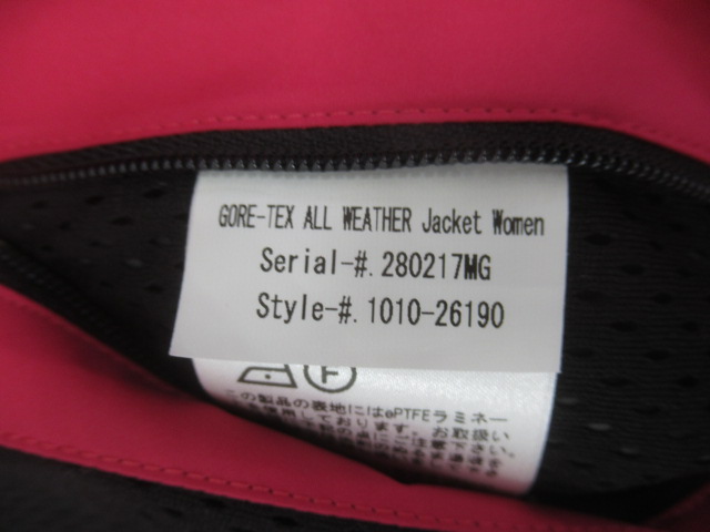 MAMMUT(マムート) GORE-TEX ALL WEATHER Jacket W
