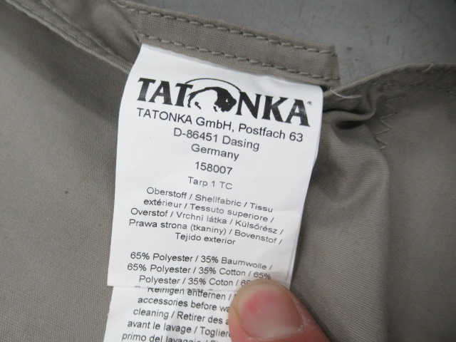 TATONKA(タトンカ) タープ1 TC