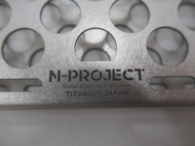 その他ブランド N-Project チタンテーブル Sサイズ 98g