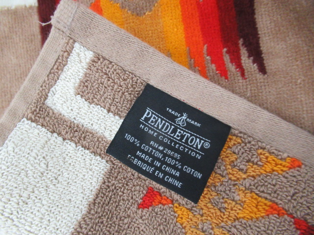 PENDLETON（ペンドルトン）  オーバーサイズジャガードタオル 2点セット